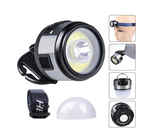 7 Mod Şarjlı Kafa ve Kamp Lambası Güçlü LED Aydınlatma Çok Amaçlı Kullanım WT-618
