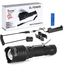 TG-10 LED Fener Profesyonel ve Outdoor Kullanım Güçlü Aydınlatma WT-620