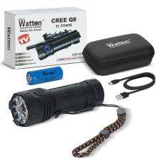 CREE Q8 XPG 8+1 LED Fener Şarjlı Güçlü Yüksek Performanslı Aydınlatma WT-623