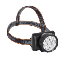7 LED’li Şarjlı Baret Kafa Lambası Güçlü Aydınlatma İş ve Profesyonel Kullanım WT-701