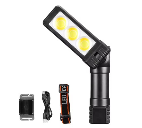 Şarjlı Mıknatıslı Çalışma Lambası | Kafa Işığı & LED Aydınlatma WT-706