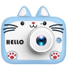 Mini Karikatür Çocuklar Dijital Kamera 1080P Mavi KS102