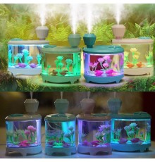 Akvaryum Hava Nemlendiricili Gece Lambası Buhar Makinesi