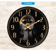 Galaxy D-1958-09 Bombe Mika Cam Duvar Saati ARAP KIZI 2