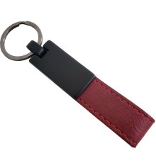 Deri Anahtarlık Bordo