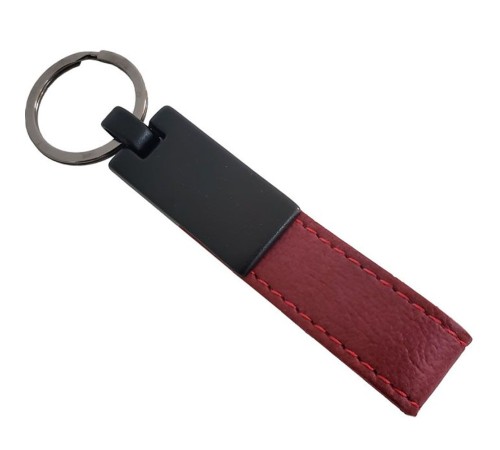 Deri Anahtarlık Bordo