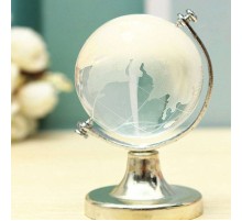 Kristal Büyük Boy Cam Dünya Küresi