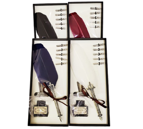 Tüylü Masaüstü Divit Kalem Seti