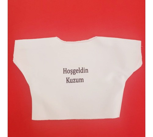 Hoşgeldin Kuzum Yazılı Oyuncak Tişörtü