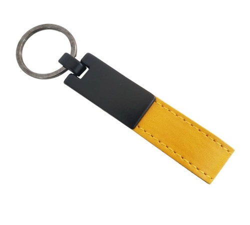 Metal Başlıklı Anahtarlık Sarı