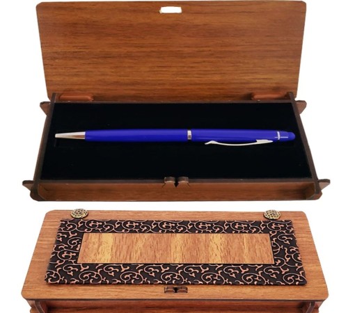 Lacivert Dokunmatik Metal Kalem