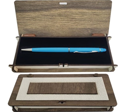 Tükenmez Kalem Ahşap Kutulu