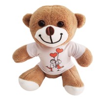 Mutlu Çift Tişörtlü Ayıcık