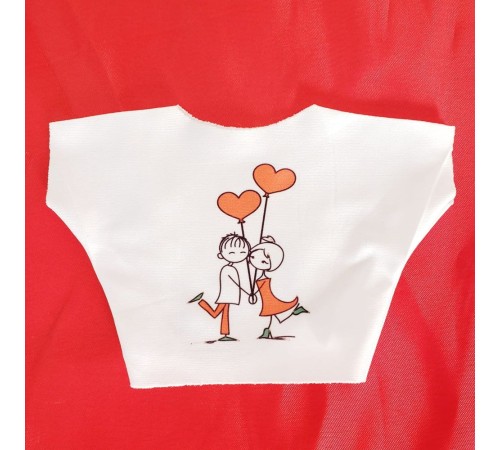 Mutlu Çift Temalı Baskılı Tişört