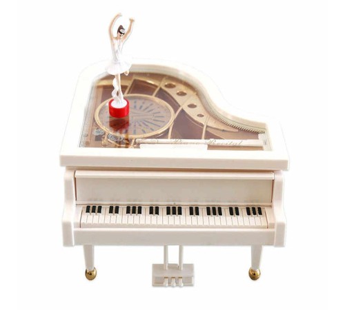 Piyano Tasarımlı Balerin Müzik Kutusu