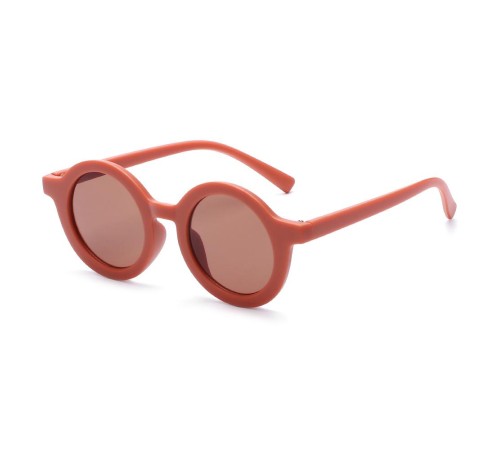 3-8 Yaş Cool Çocuk Güneş Gözlüğü 400 Uv Koruma Mat Turuncu