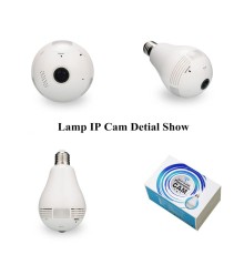 360 Derece Panoramik Ampül IP Güvenlik Kamerası V380 PRO