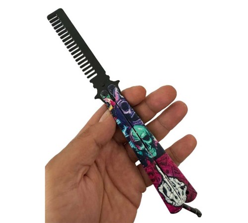 Metal 21 Cm Tarak Kurukafa Tasarımlı