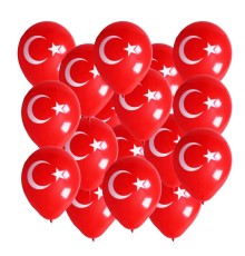 12 Inc 100 Adet Ay Yıldız Balon