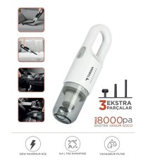 Şarjlı Araç EL Süpürgesi El Beyaz A031B