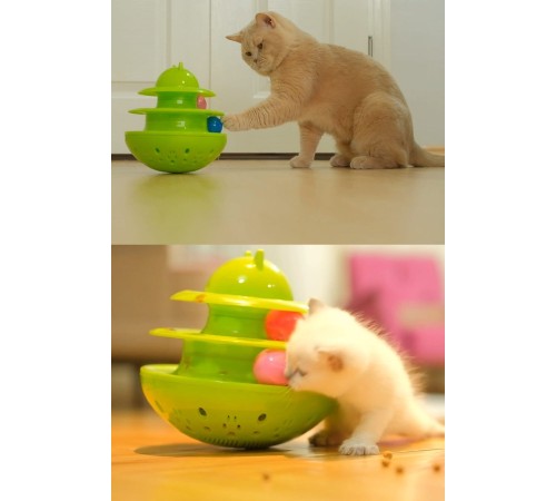 Yeni Nesil Hacı Yatmaz 3 Toplu Kedi Oyuncağı