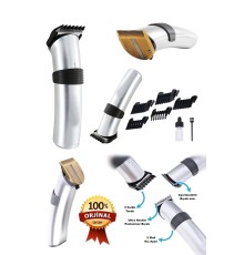 609 Profesyonel şarjlı Saç Sakal Kesme Tıraş Makinesi Erkek Tıraş Makine Seti