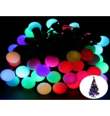 5 Metre 28 Led Fişli Rgb Mini Top Led Siyah Kablo