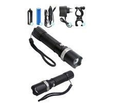 Km-110 Profesyonel Şarjlı El Feneri Ledli+flashlight+zoom Özellikli 6 Parça Full Set