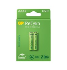 GP 650 Recyko R03 İnce Kalem AAA 2'li Pil