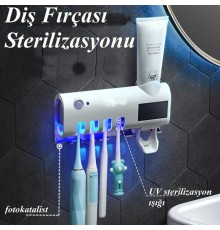 Diş Fırçası Sterilizatörü - Diş Macunu Tutucu FV568
