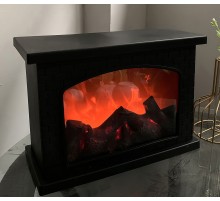 Şömine Dekoratif Yatak Odası Ve Salon Için Sauna Şömine Ledli Gece Lambası Alev Dekor