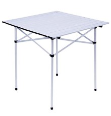 Taşıma Çantalı Çok Hafif Alüminyum Kamp Piknik Plaj Bahçe Balkon Masası 70 x 70 x 70 Cm