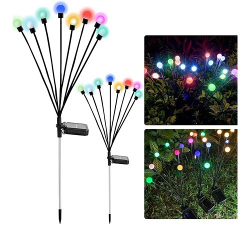 8 Ledli Güneş Enerjili Bahçe Çiti Aydınlatma RGB 1 Adet 8 Ledli Güneş Enerjili Bahçe Çiti Aydınlatma RGB 1 Adet