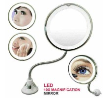 Mobee Flexible 10X Zoomlu Esnek Işıklı Makyaj Aynası