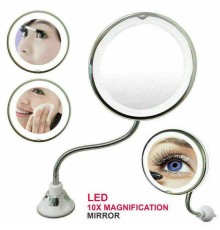 Mobee Flexible 10X Zoomlu Esnek Işıklı Makyaj Aynası