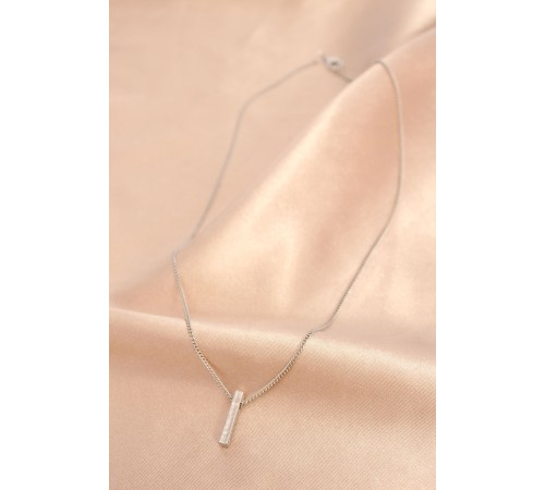 Gümüş Renk Metal Kolye - TJ-BKO5992 Gümüş Renk Metal Kolye - TJ-BKO5992