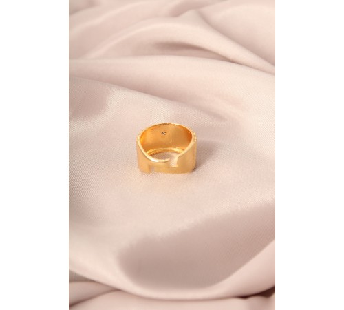 Gold Renk Metal Zirkon Taşlı Kalp Model Ayarlanabilir Kadın Yüzük - TJ-BYK2163 Gold Renk Metal Zirkon Taşlı Kalp Model Ayarlanabilir Kadın Yüzük - TJ-BYK2163