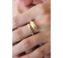 Gold Renk Kadın Yüzük - TJ-BYK2493