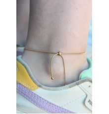 316L Çelik Gold Renk Asansör Model Kadın Halhal - TJ-HH1495