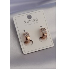 Gold Renk Zirkon Taşlı Xuping Kadın Küpe - TJ-BKP7450