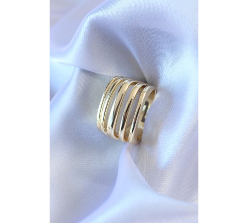 Gold Renk Kaburga Model Kadın Yüzük - TJ-BYK2675 Gold Renk Kaburga Model Kadın Yüzük - TJ-BYK2675
