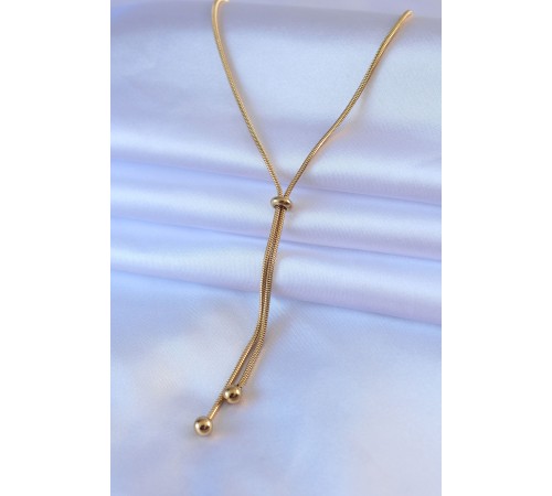 316L Çelik Gold Renk Asansör Model Kadın Kolye - TJ-BKO7467 316L Çelik Gold Renk Asansör Model Kadın Kolye - TJ-BKO7467