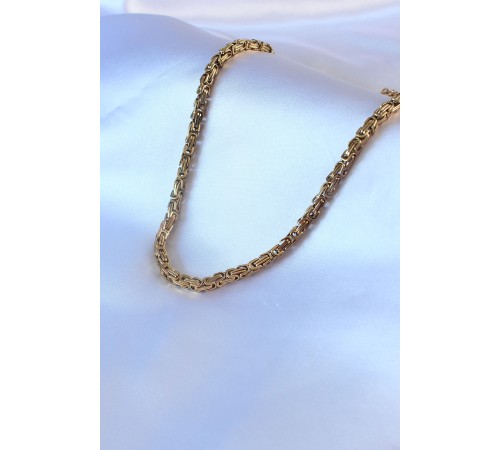 316L Çelik Gold Renk Kral Zincir Model Erkek Kolye - TJ-ERK1323 316L Çelik Gold Renk Kral Zincir Model Erkek Kolye - TJ-ERK1323