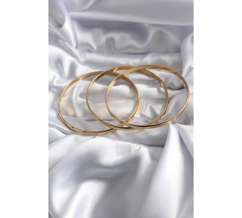 316L Çelik Gold Renk Ajda Model Kadın Bileklik - TJ-BB5647