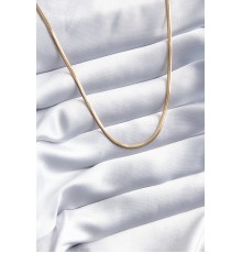 316L Çelik Gold Renk 45 cm İtalyan Zincir Model Kadın Kolye - TJ-BKO8097