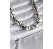Pirinç Gümüş Renk Kadın Kolye - TJ-BKO8179