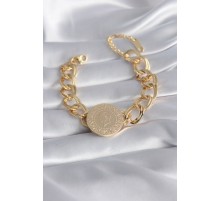 316L Çelik Gold Renk Tam Altn Model Samanyolu Kadın Bileklik - TJ-BB5866