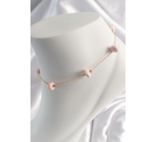 Gold Renk Pembe Halkalı Kadın HalHal - TJ-HH1512