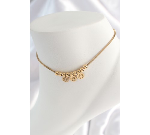 316L Çelik Gold Renk Yaşam Ağacı Figür Kadın HalHal - TJ-HH1524 316L Çelik Gold Renk Yaşam Ağacı Figür Kadın HalHal - TJ-HH1524