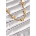 316l çelik Gold Renk İtalyan Zincir Simli Kelebek Figür Kadın Kolye - Tj-bko8435